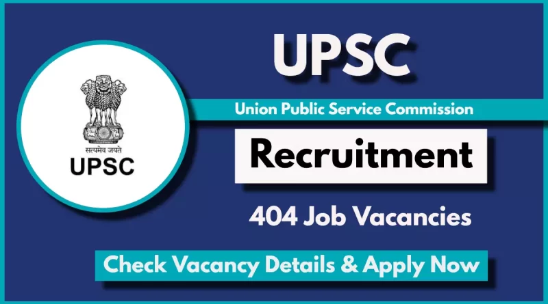 UPSC NDA & NA (II) 404 Vacancy Online Form